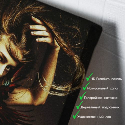 kartina-Девушка с попугаем