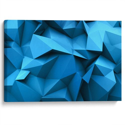 kartina-Синий геометрический узор