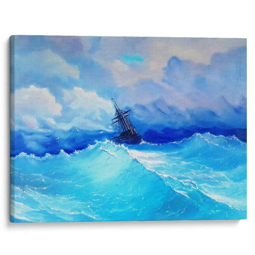 kartyna-Корабель в бурхливому морі
