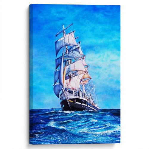 kartyna-Корабель в синьому морі