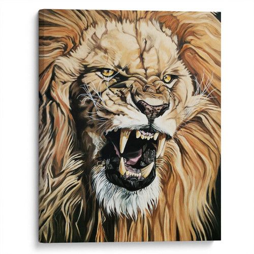 kartyna-Розлючений лев