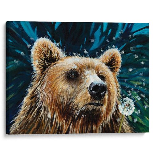 kartina-Медведь и одуванчик