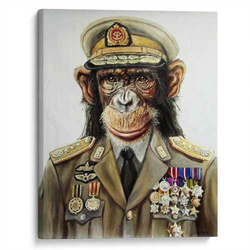 kartyna-Мавпа у військовій формі