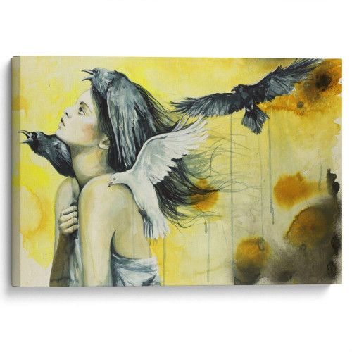 kartyna-Дівчина з воронами