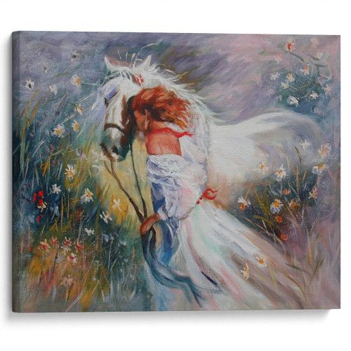 kartyna-Дівчина з білим конем