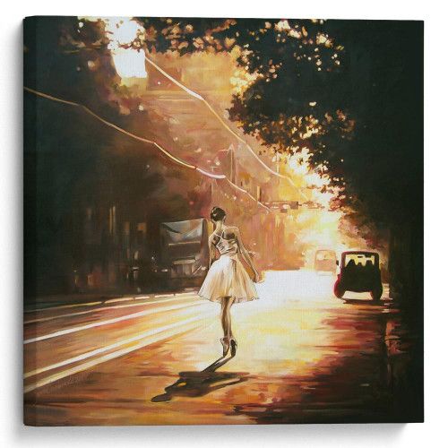 kartyna-Балерина на вулиці міста