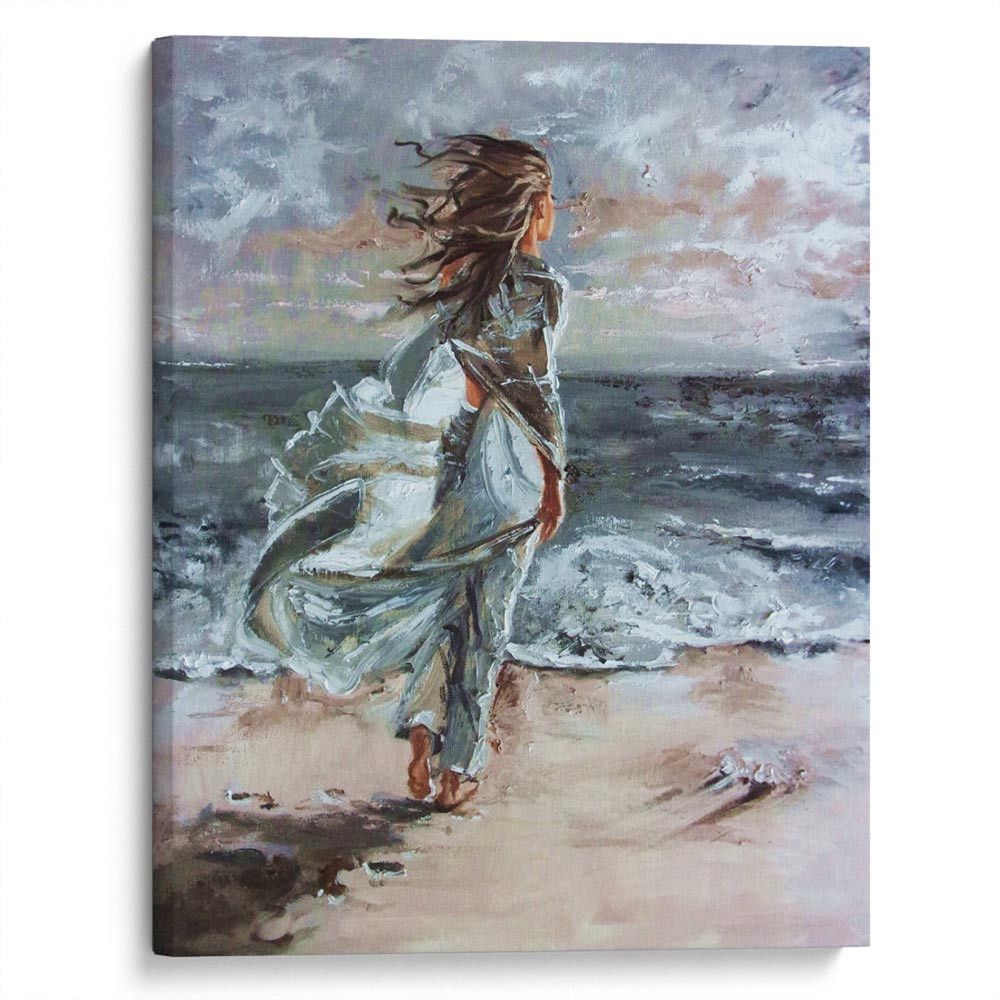 kartyna-Дівчина на березі моря