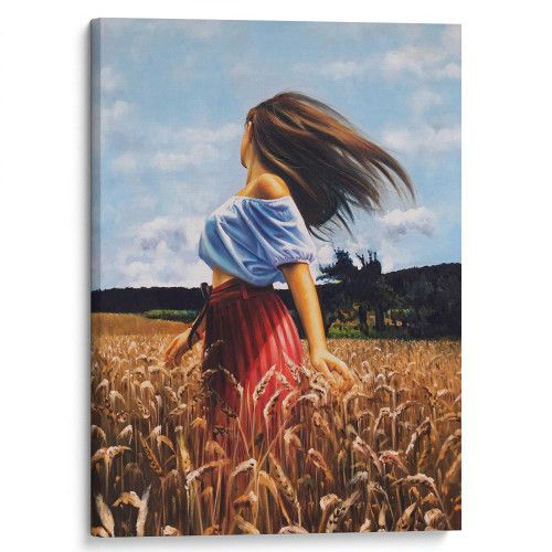 kartyna-Дівчина в пшеничному полі