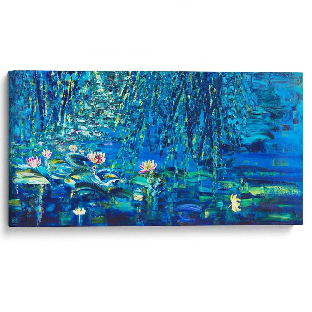 kartyna-Чарівні німфеї на озері