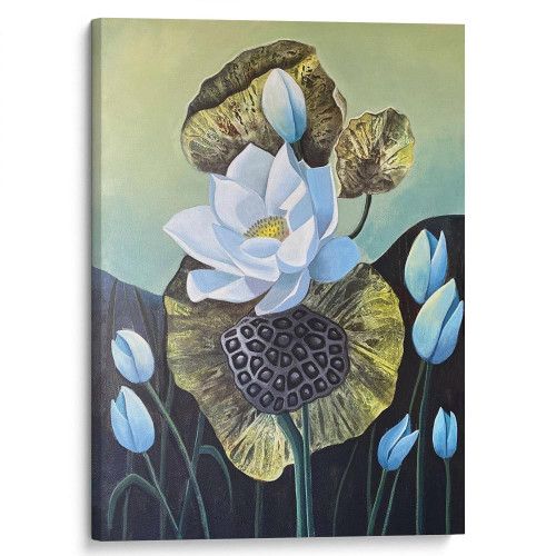 kartyna-Квітка лотоса з бутонами