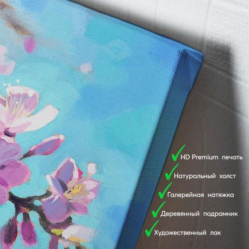 kartyna-Ніжні квіти сакури