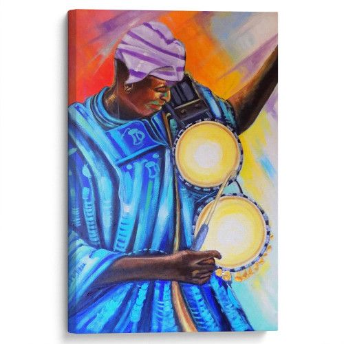kartina-Африканский музыкант