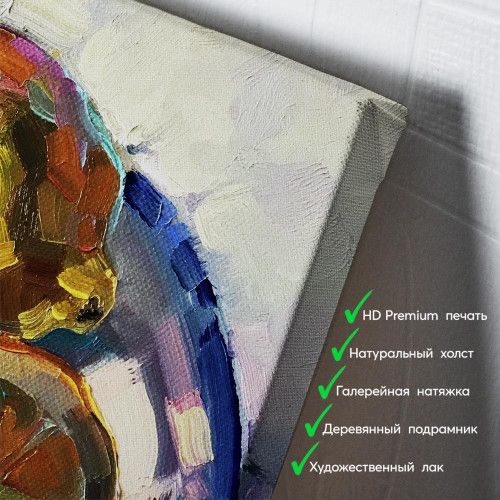 kartina-Лимоны на тарелке