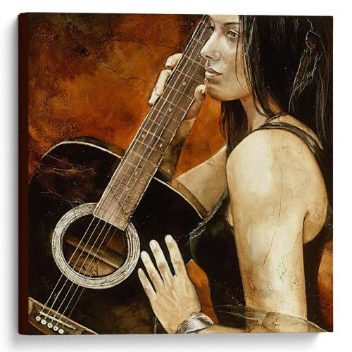 kartyna-Дівчина з гітарою