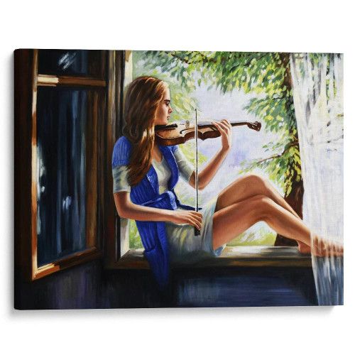 kartyna-Дівчина зі скрипкою