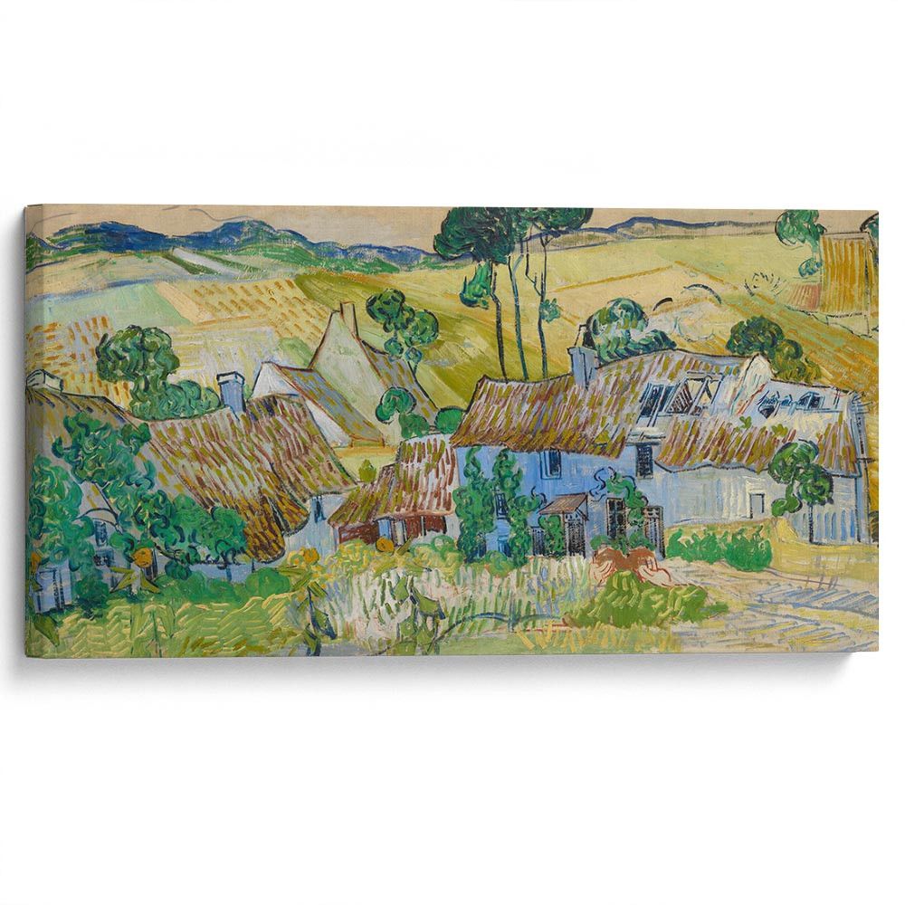 kartyna-Вінсент ван Гог Будинки із солом'яними дахами на пагорбі