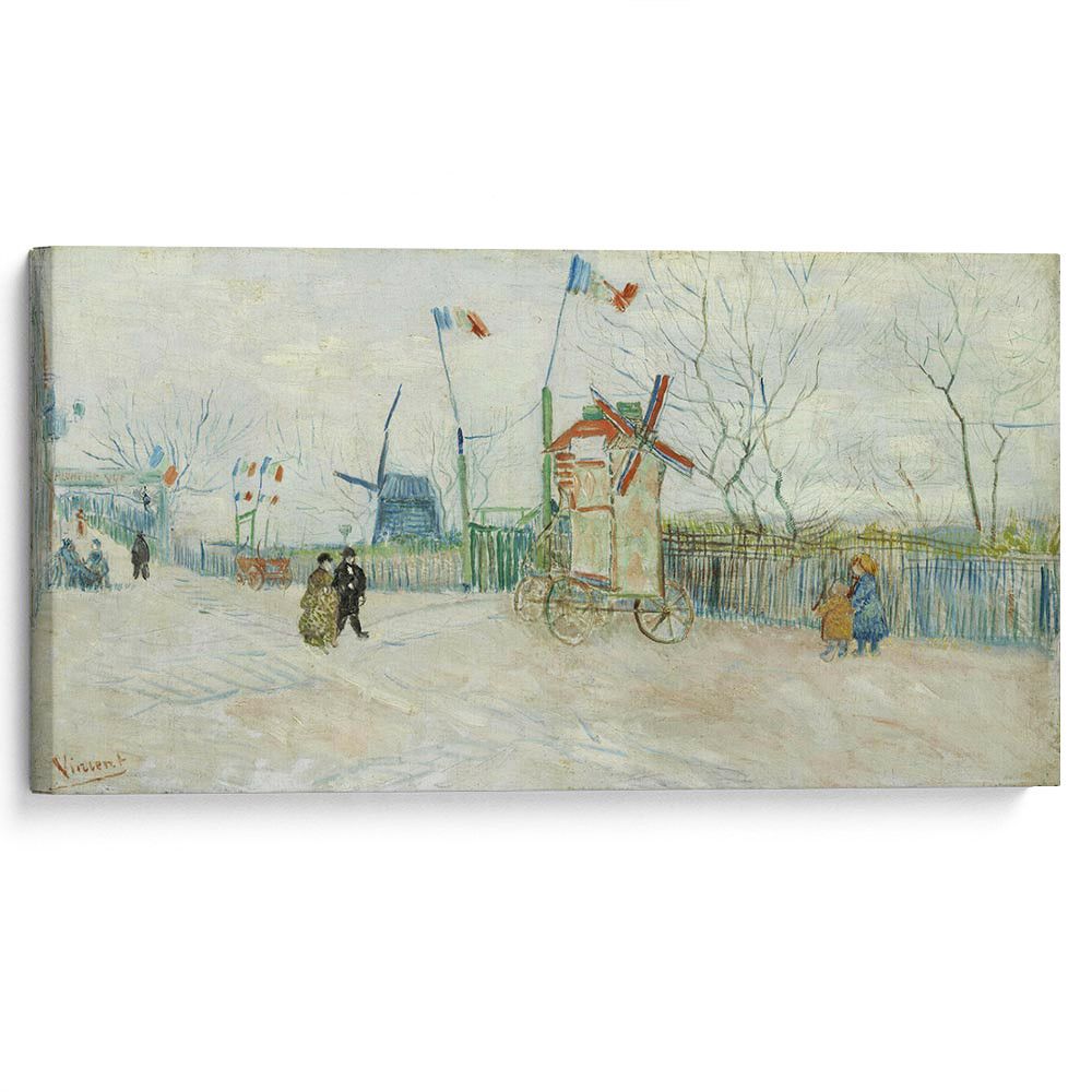 kartina-Винсент ван Гог Уличная сцена на Монмартре