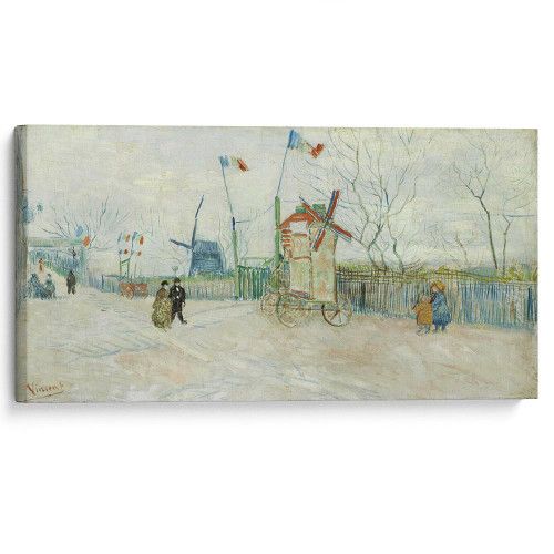 kartyna-Вінсент ван Гог Вулична сцена на Монмартрі