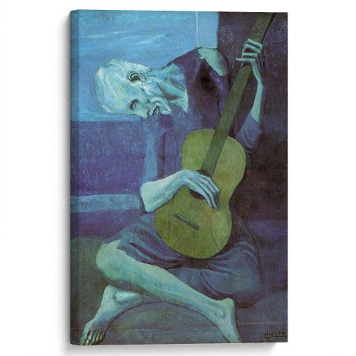 kartina-Пабло Пикассо Старый гитарист