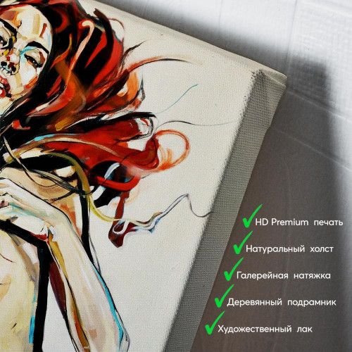 kartina-Анна Бочек Девушка с рыжими волосами